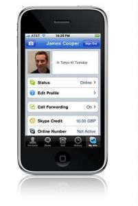La nouvelle application iPhone de Skype intégre la 3G