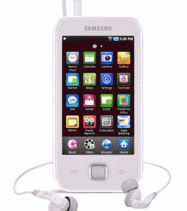 Samsung réplique à Apple dans les baladeurs à écran tactile