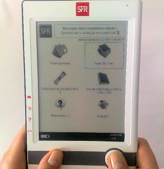 le livre &eacute;lectronique chez SFR