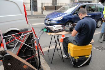 Installation de la fibre optique &agrave; Puteaux